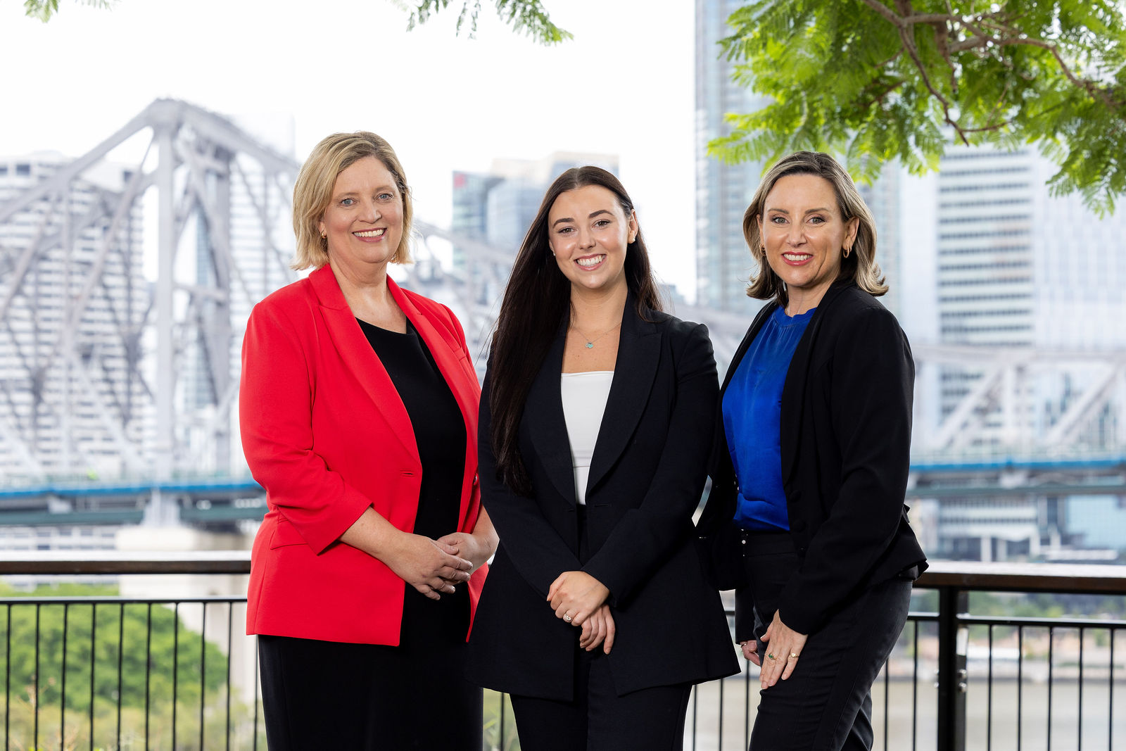 Catton & Tondelstrand Family Lawyers has expanded into Brisbane, opening a new office at North Quay. Pictured are Director Liz Catton, Lawyer Ebony Barrett and Director Angela Tondelstrand. Photo Credit The Comms. People